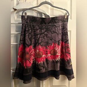 Designal 100% cotton Floral Print Women's Skirt